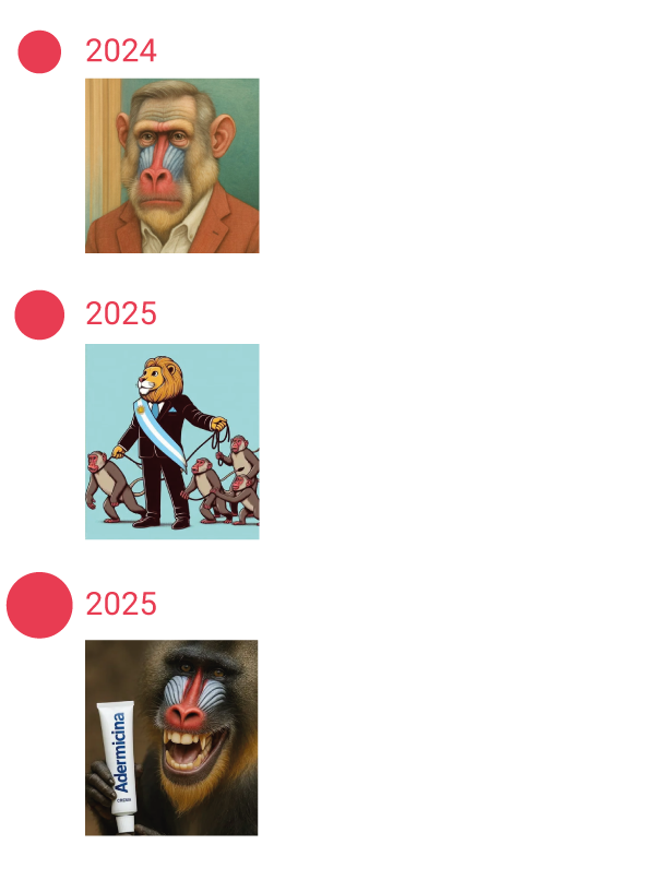 Fases del insulto mandril